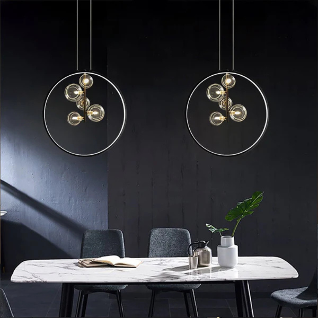 Brehn | Minimalistische schwarze Pendelleuchte