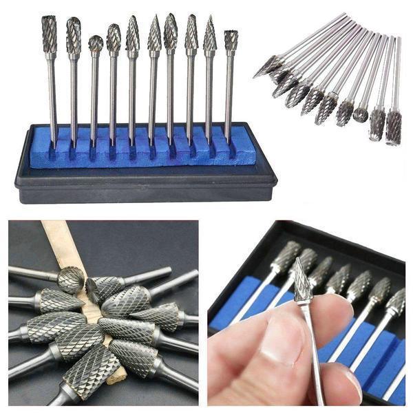 10 in 1 Wolframstahl-Schleifkopf (10PCS) | Brehn