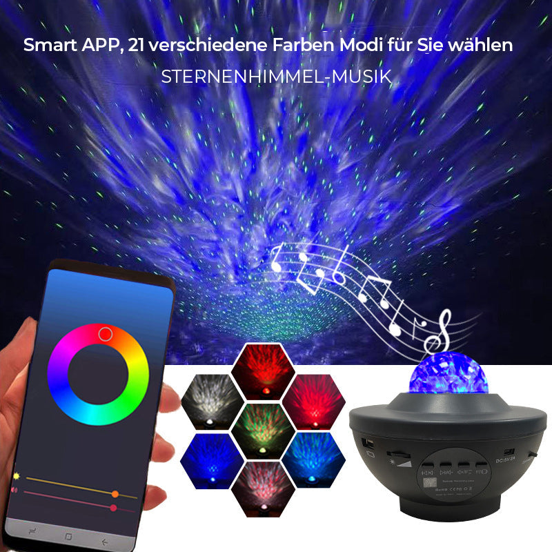 USB-Bluetooth-Musikstern-Projektionsleuchte | Brehn