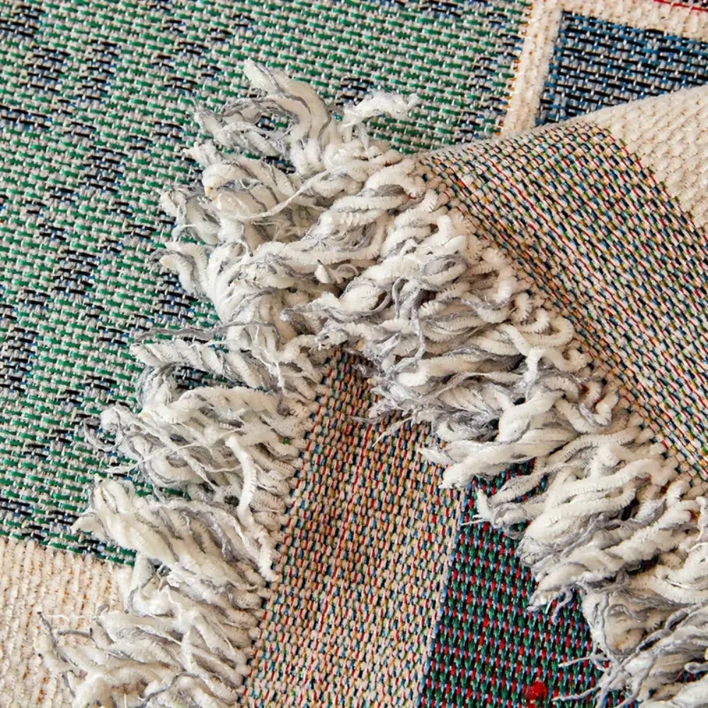 Genfer Boho-Stricksofabezug