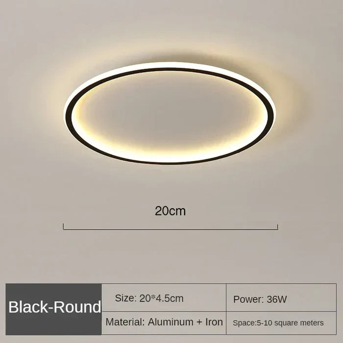 Skandinavische Runde Deckenlampe - AuroraSphere | Brehn