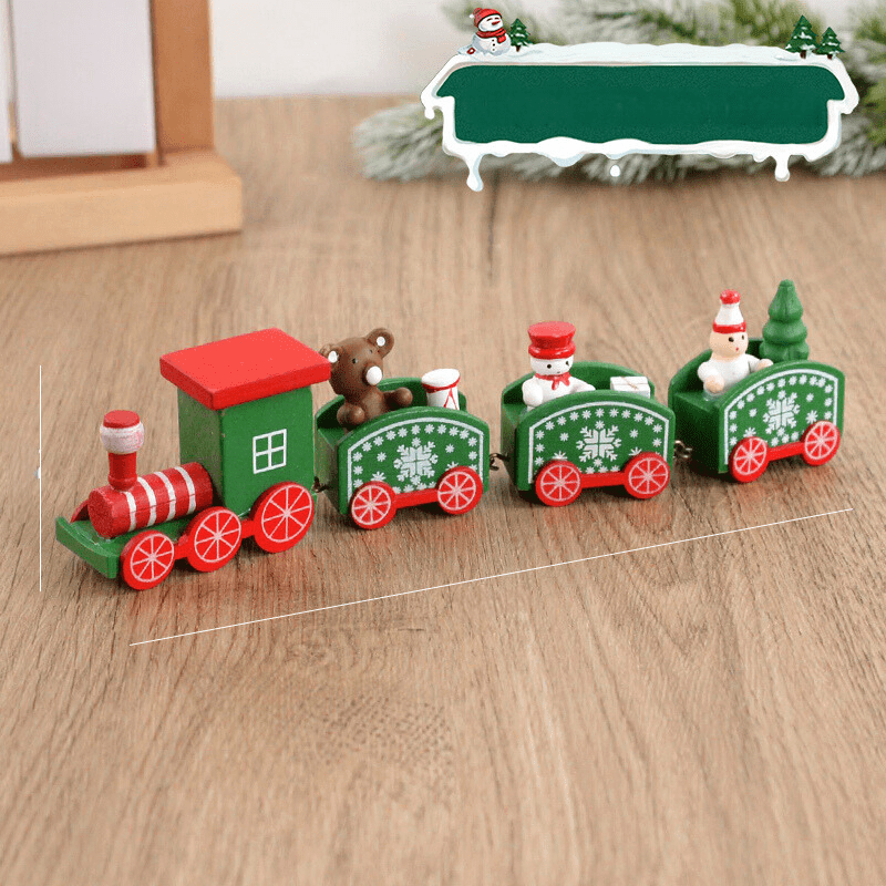 Brehn | Weihnachtszug | Fröhliche Holzdekoration