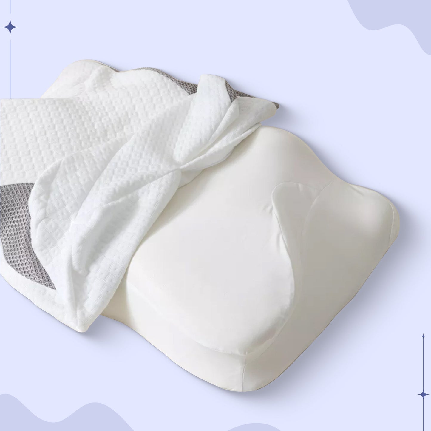 Kissenbezug für Butterfly Memory Foam Kissen Brehn