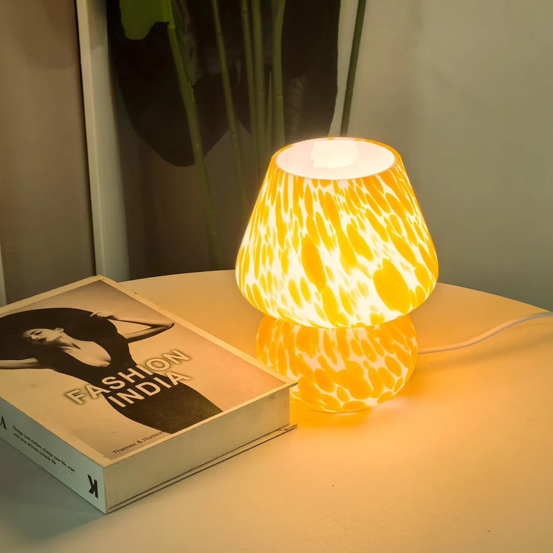 Brehn | Fröhliche Pilz Tischlampe