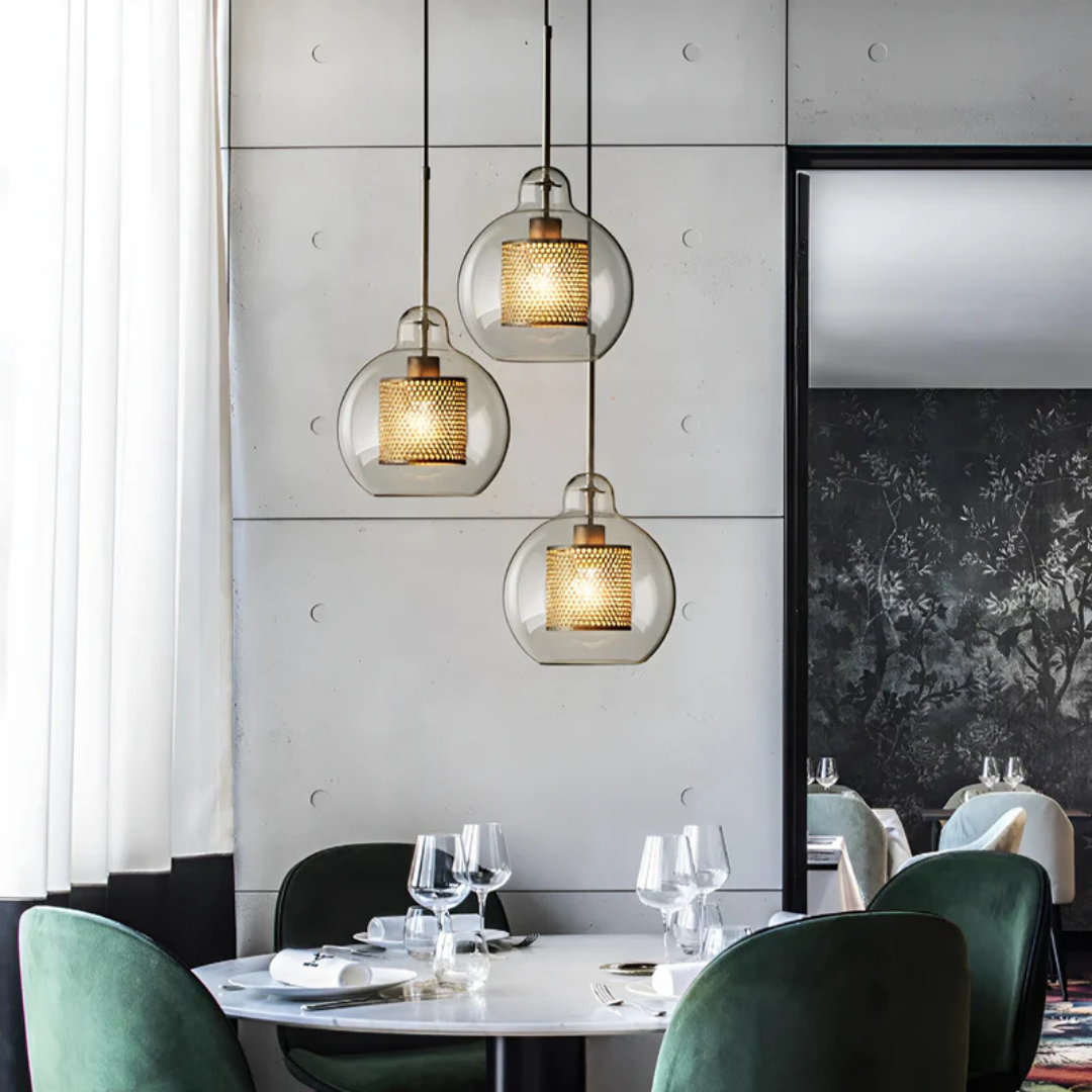 Brehn | Design Pendelleuchte Esstisch Aus Glas