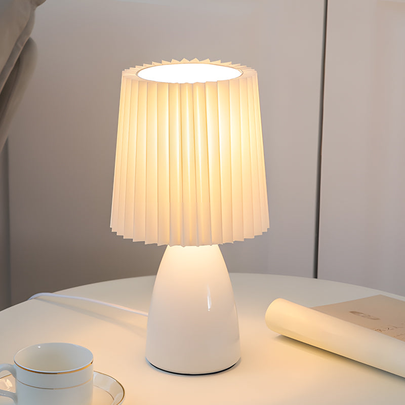 GlasDimm | Elegante USB dimmbare Tischlampe mit Glasfuß | Brehn