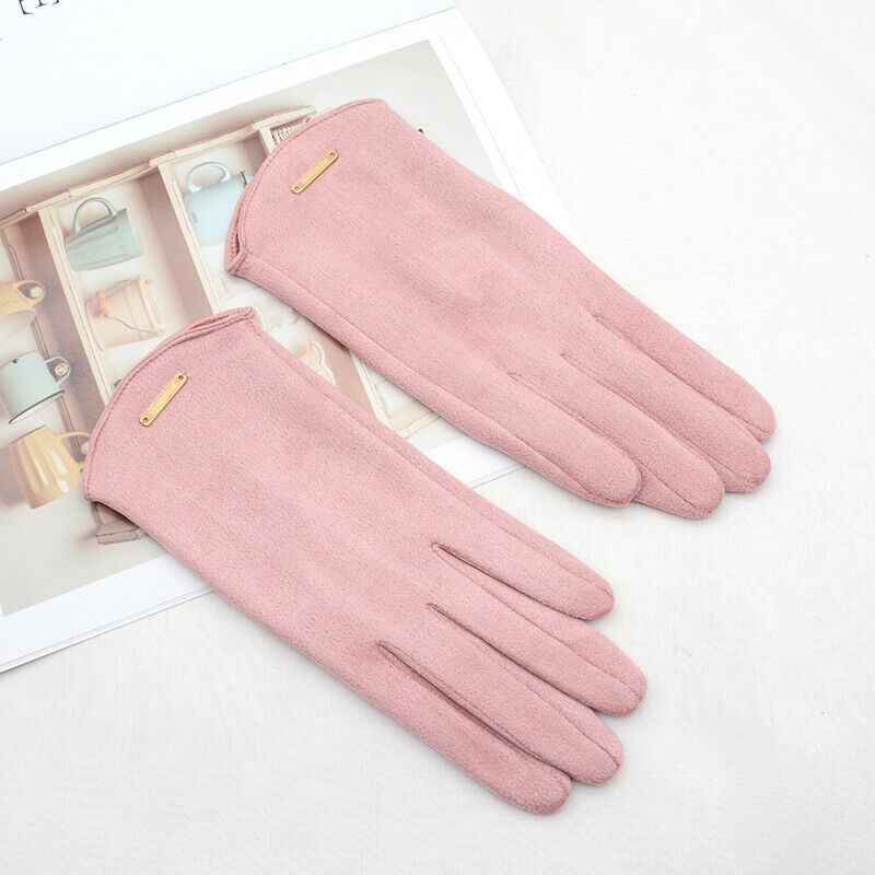 Klassische Wildleder Damen Handschuhe - SuaveTouch