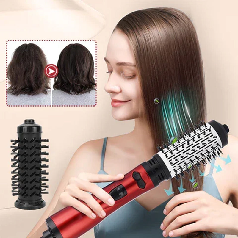 Brehn | 2-in-1 Warmluftstyler und rotierender Haartrockner