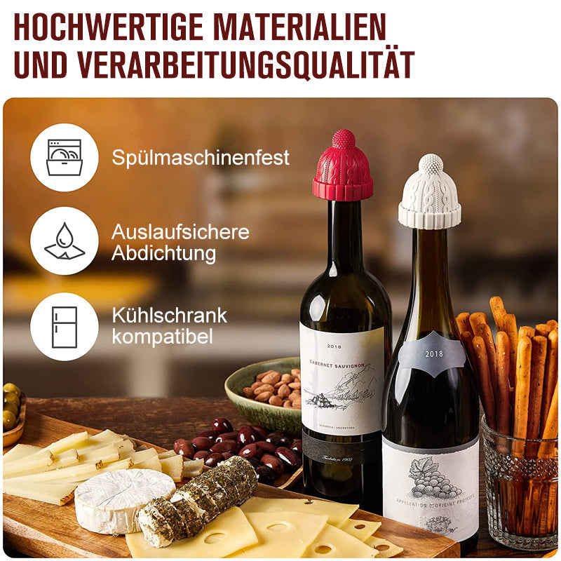 Kreativer Hut Silikon-Weinflaschenstopper | Brehn