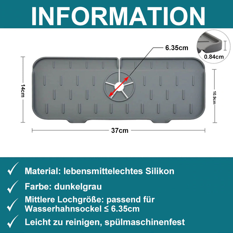 Brehn | Silikon Wasserhahn Griff Tropffänger Ablage