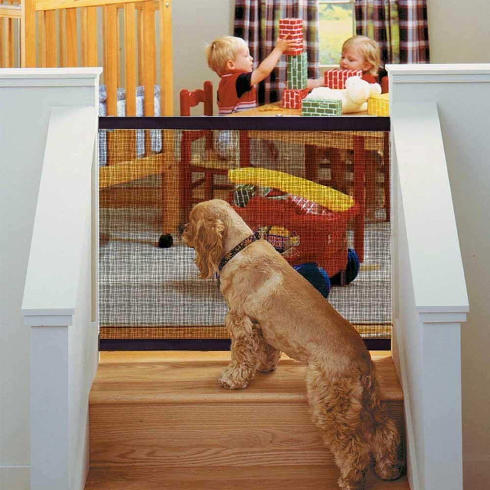Brehn | Tragbares Mesh-Hunde-Gitter für Zuhause