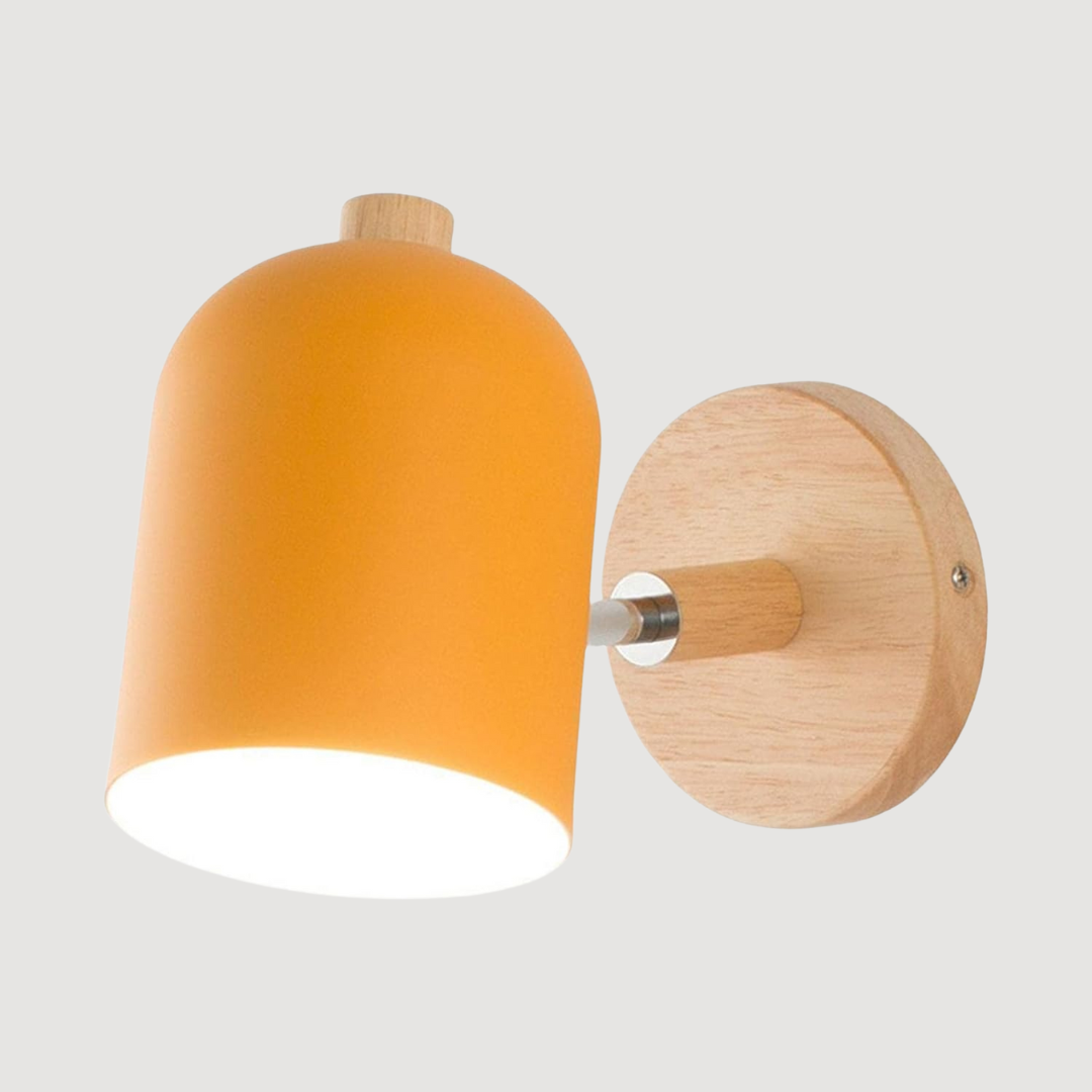 Brehn | Skandinavische Holz Wandleuchte