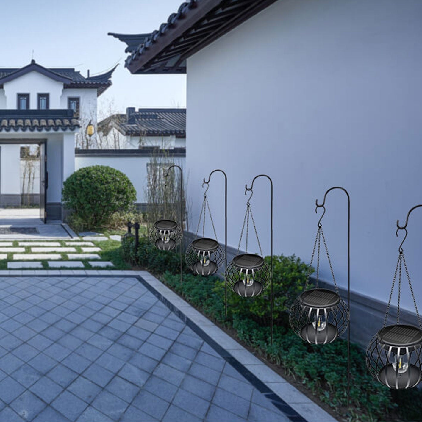 Solar Kürbis Laterne Design LED Außen Hängende Dekorative Licht | Brehn