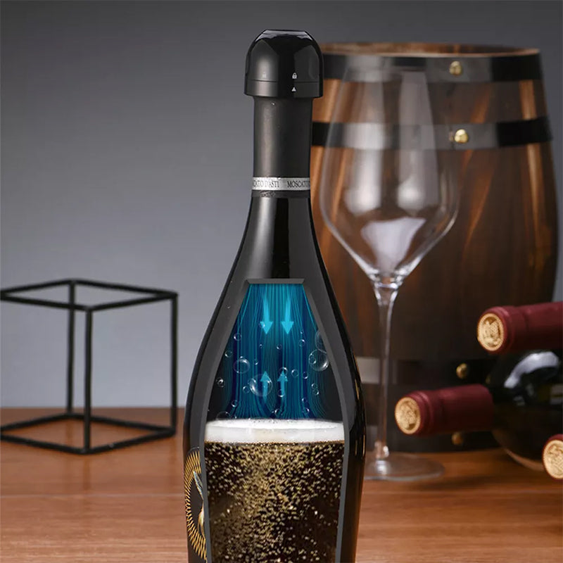 Brehn | Silikonversiegelter Rotwein- & Champagnerverschluss