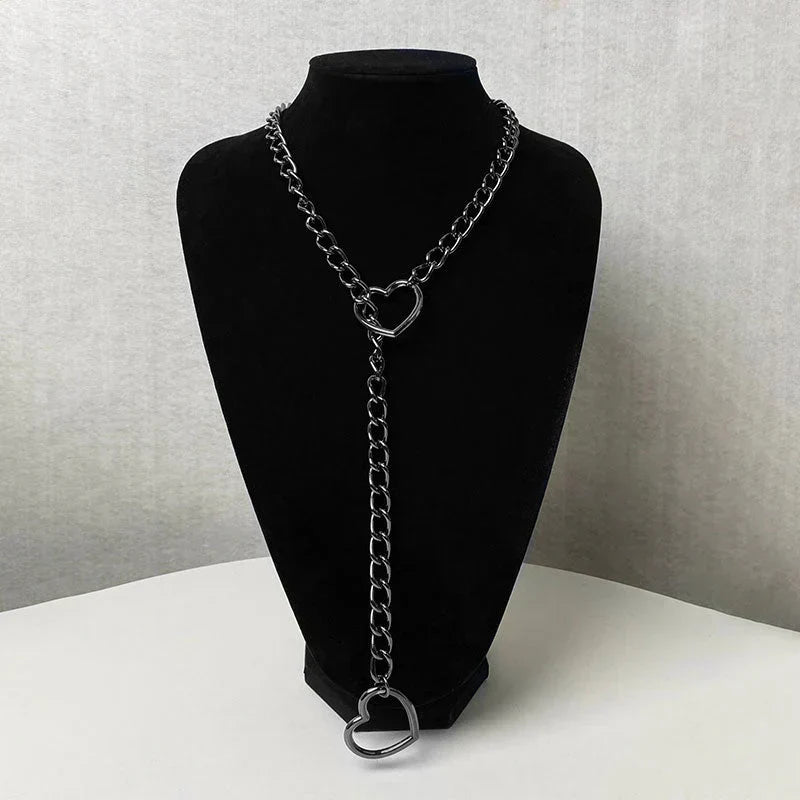 Gothic-Punk-Herzkette