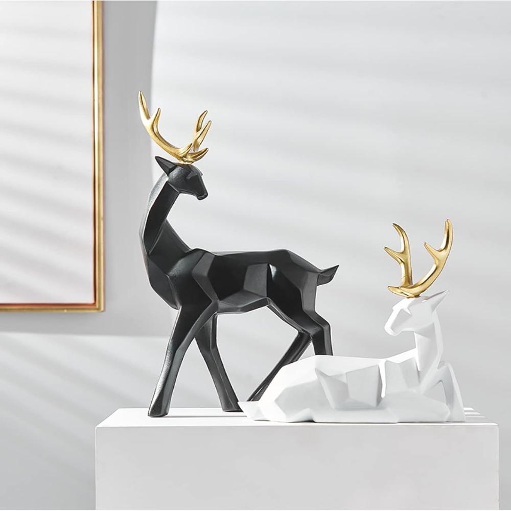 Geometrischer Hirsch Anzeige Figurine | Brehn