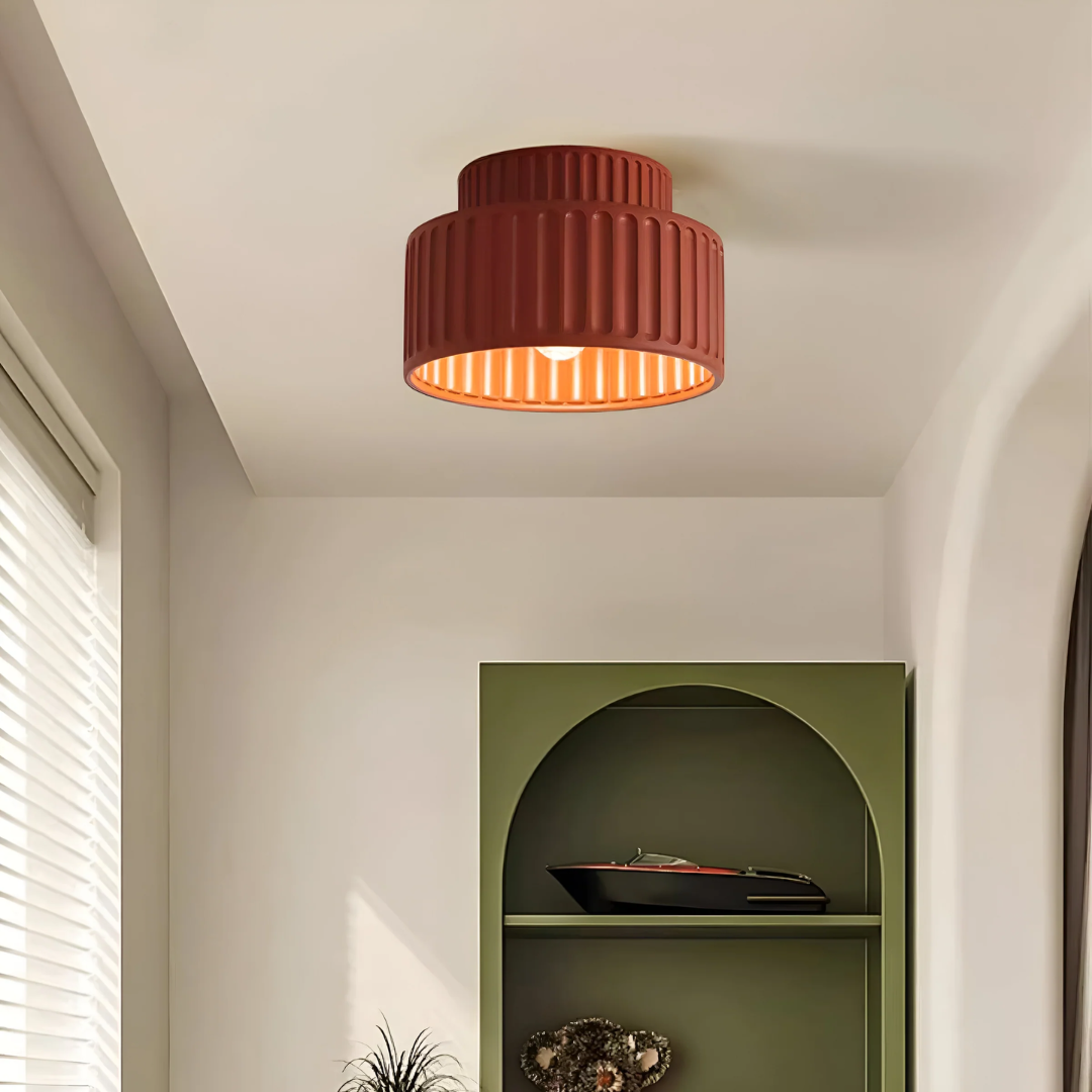 Brehn | Moderne gerippte Deckenlampe