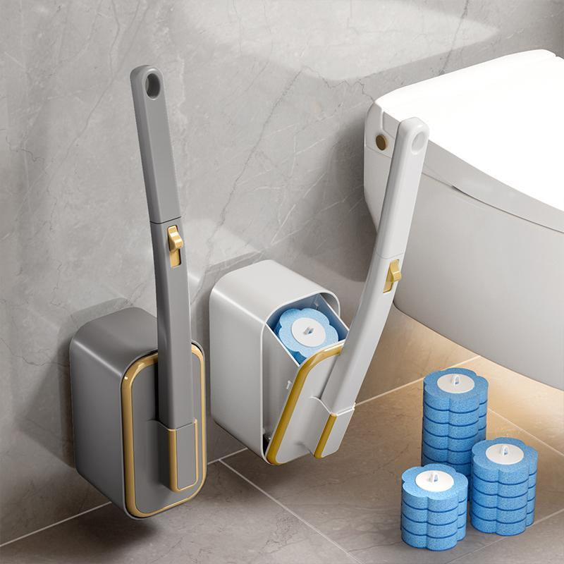 Brehn | Wandmontiertes WC-Bürsten-Set