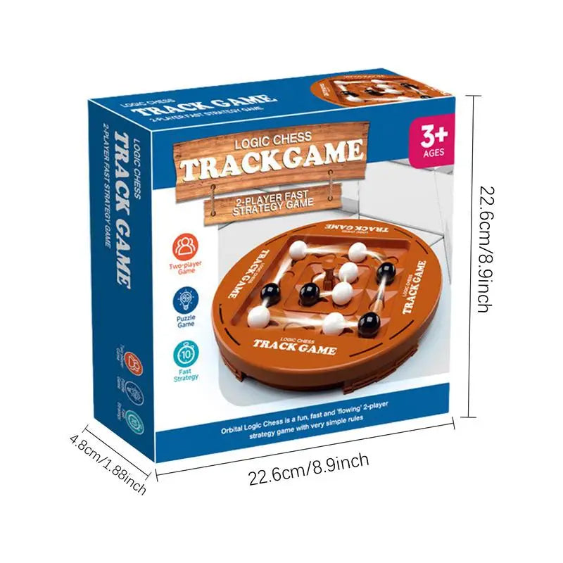 Brehn | TrackGame Strategie 4-in-einer-Reihe Spiel