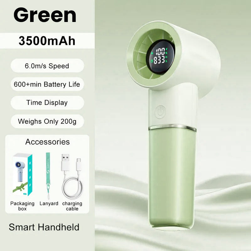 Tragbarer Handheld Wiederaufladbarer Persönlicher Kühlventilator | Brehn