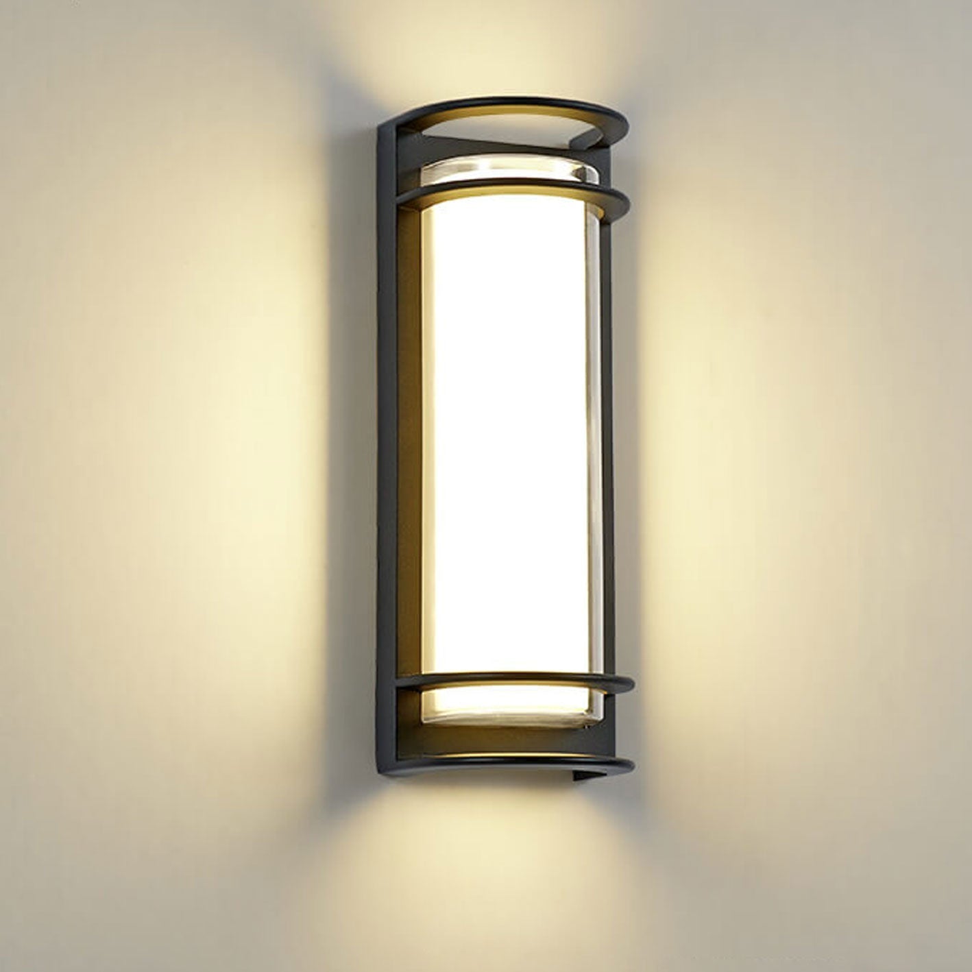 Moderne Outdoor-Säule Wetterfeste LED Garten Wand Sconce Lampe | Brehn