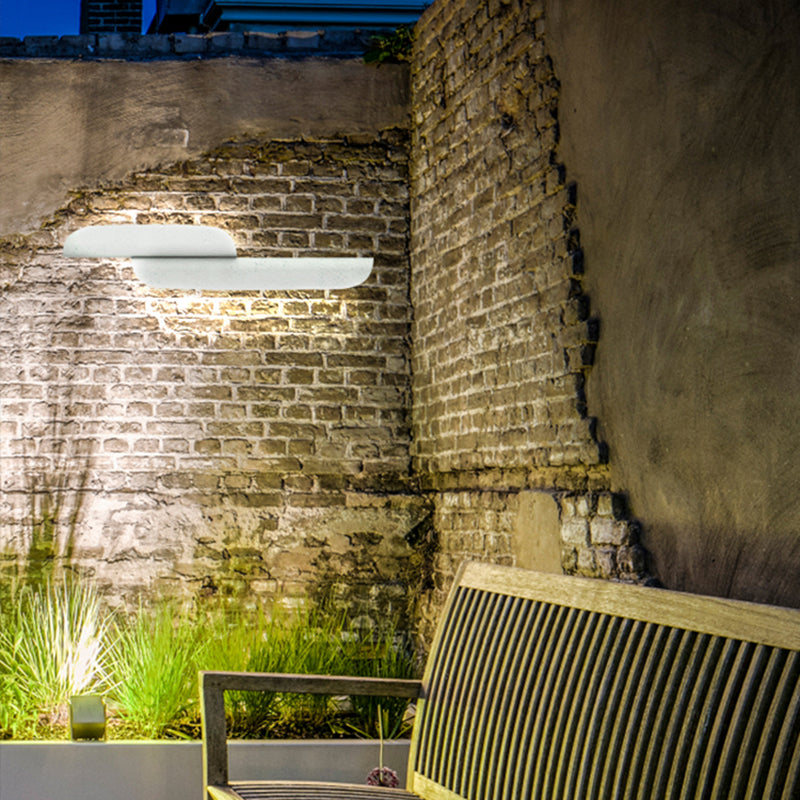 Brehn | Moderne wasserdichte gebogene Außenwandlampe