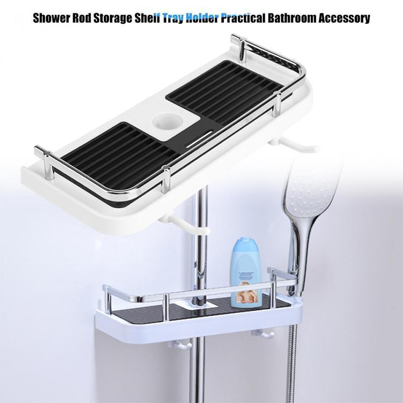 Badezimmerregal Caddy für Duschstange, kein Bohren Pole Duschregal Halter | Brehn