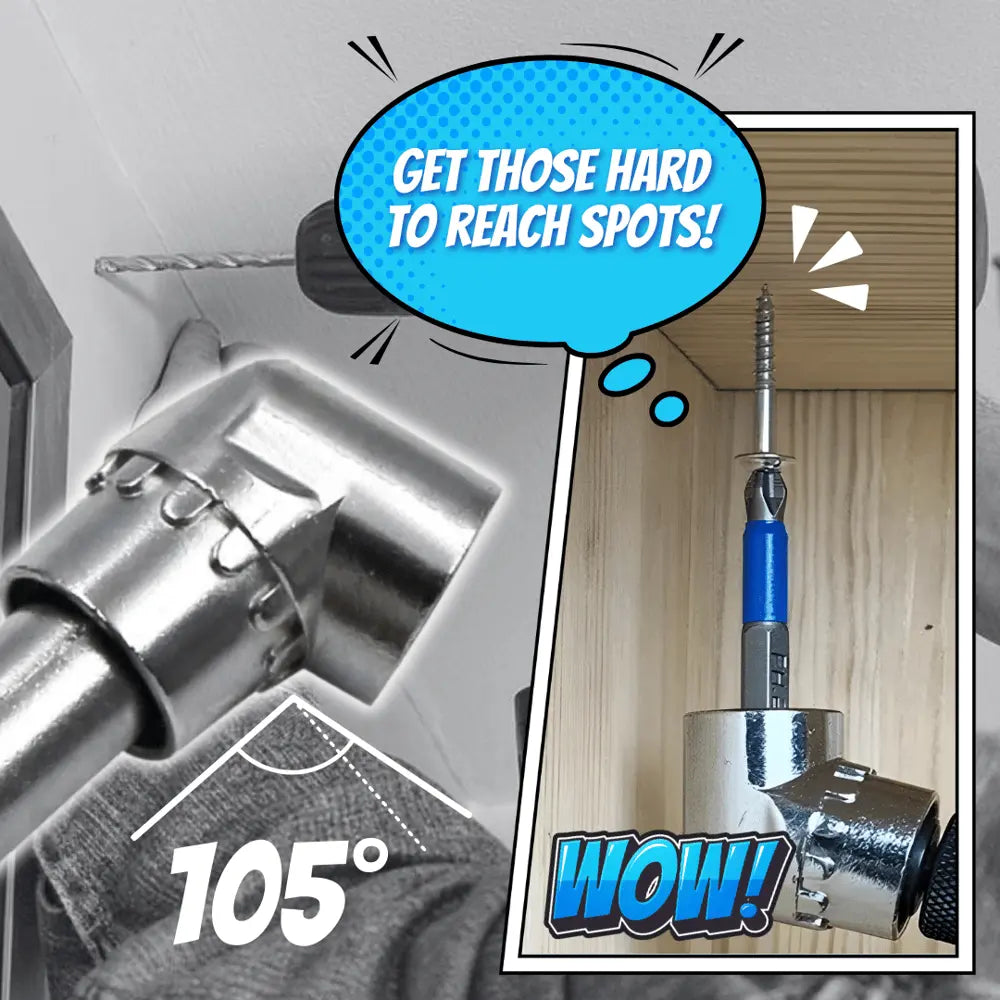 105° Winkelbohrer Adapter mit Magnetgriff Set