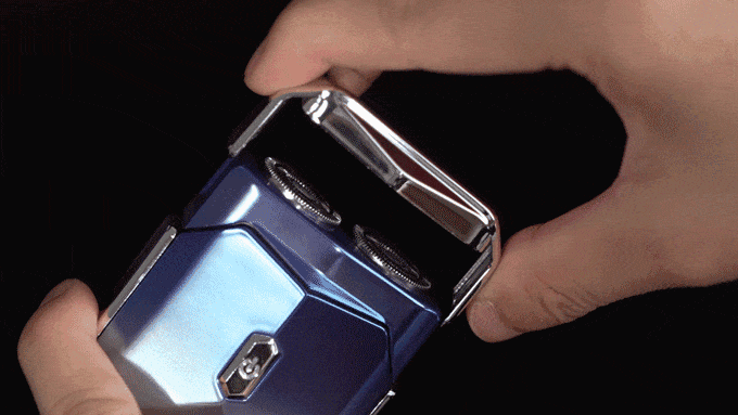 Brehn | LuxRazor Elite Reise-Rasierer | Kompakte Magnetdesign für müheloses Rasieren unterwegs