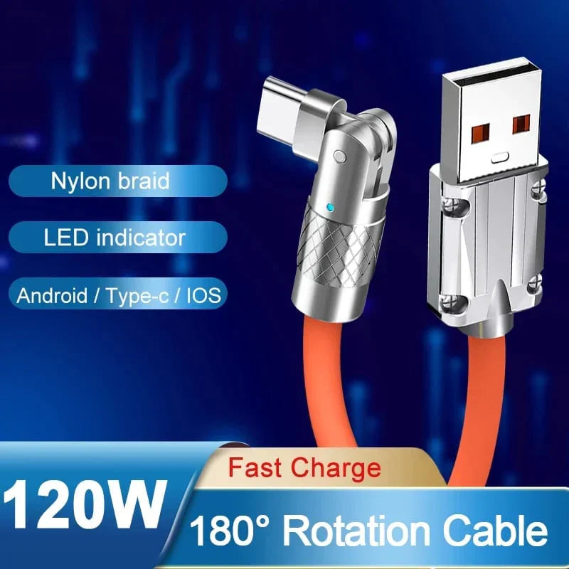 180° drehbares Schnelllade-Kabel | Brehn