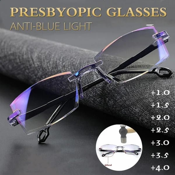 Neue Saphir-Lesebrille mit hoher Härte, Blaulichtfilter und doppelter Nutzungsmöglichkeit