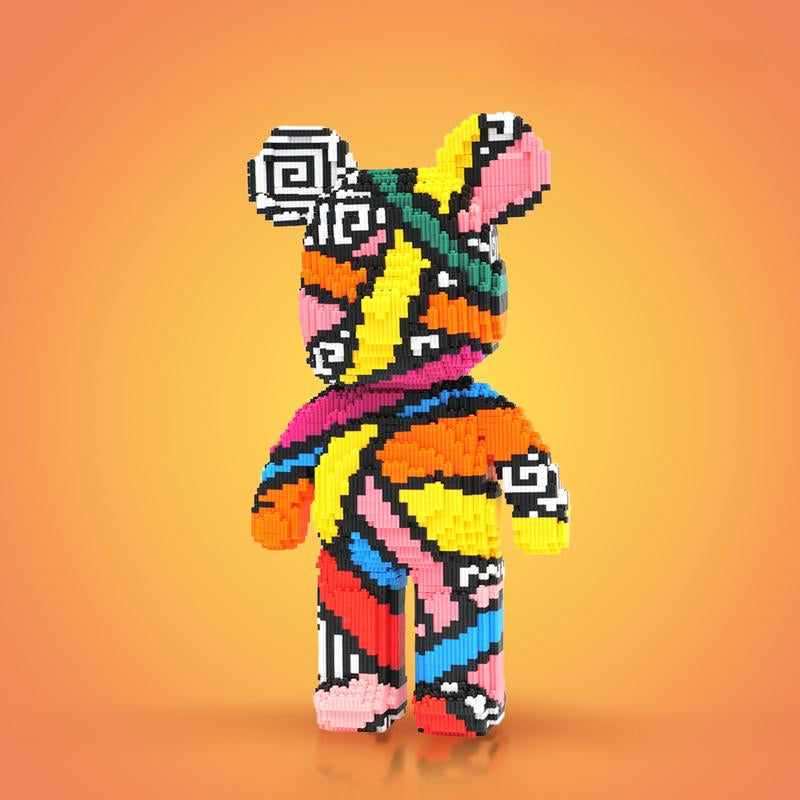 Brehn | DIY Pixel Art Block Bärenfiguren – Kreatives Bauen & Sammlerausstellung