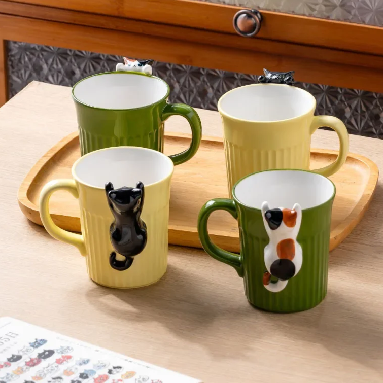 Brehn | Hängend dort Katze Keramikbecher