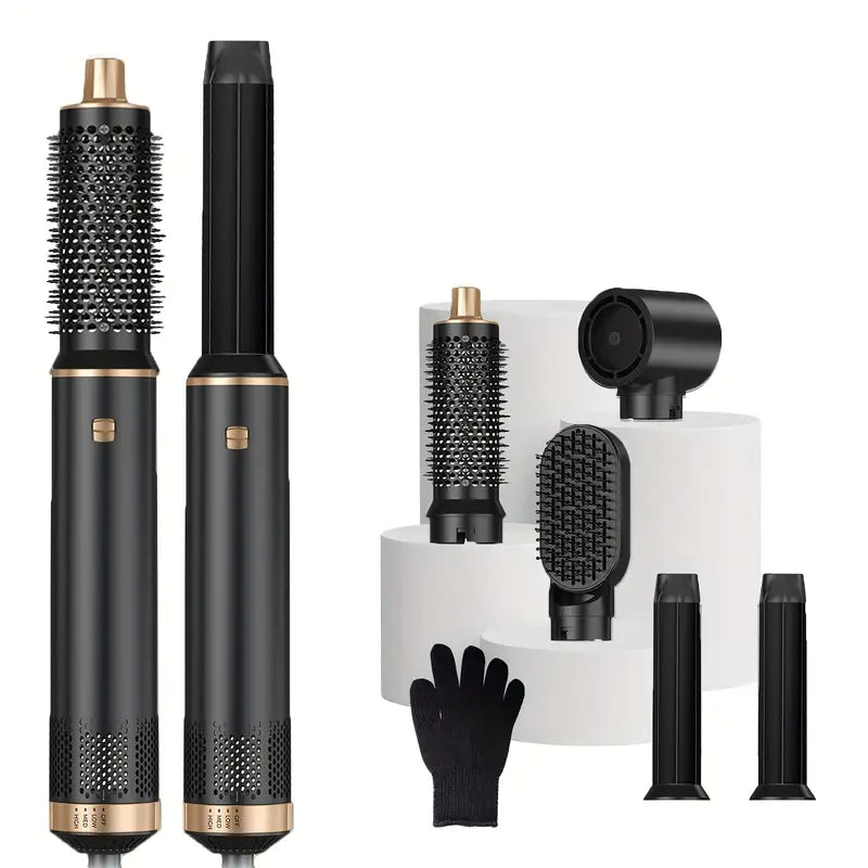 Brehn | ProStyler 5-in-1 Haistyling-Set - Fön, Lockenstab und Glätteisenbürste