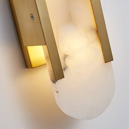 Moderne Marmor Nachttisch Wandleuchte - Elegante Wandarmatur | Brehn