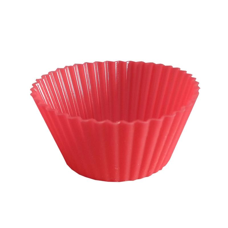 6pcs Muffin Kuchen Wiederverwendbare Silikon Backform | Brehn