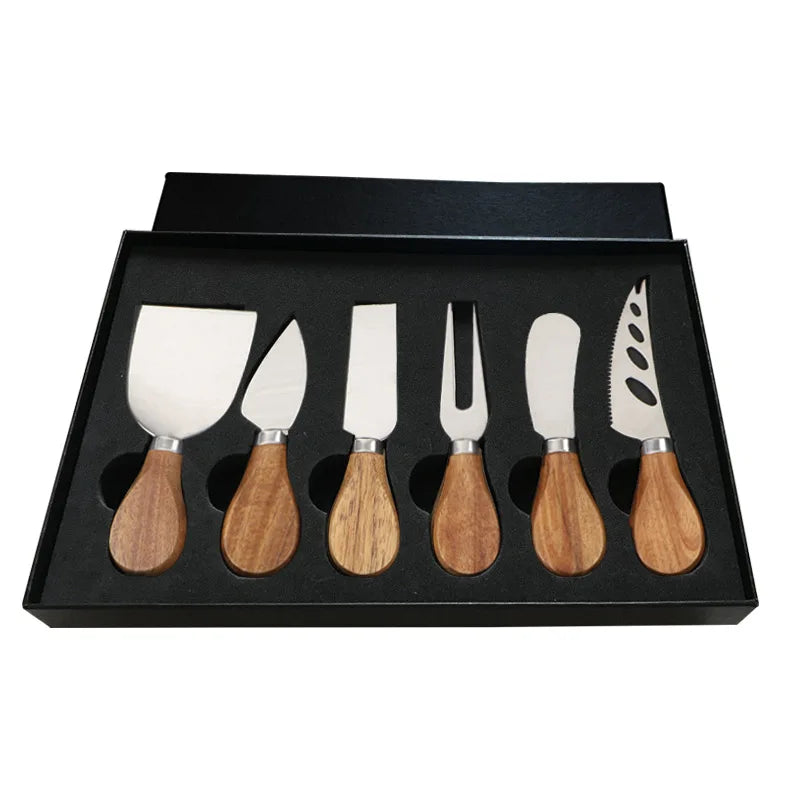 6pcs Edelstahl Käsemesser für Platten und Besteck | Brehn