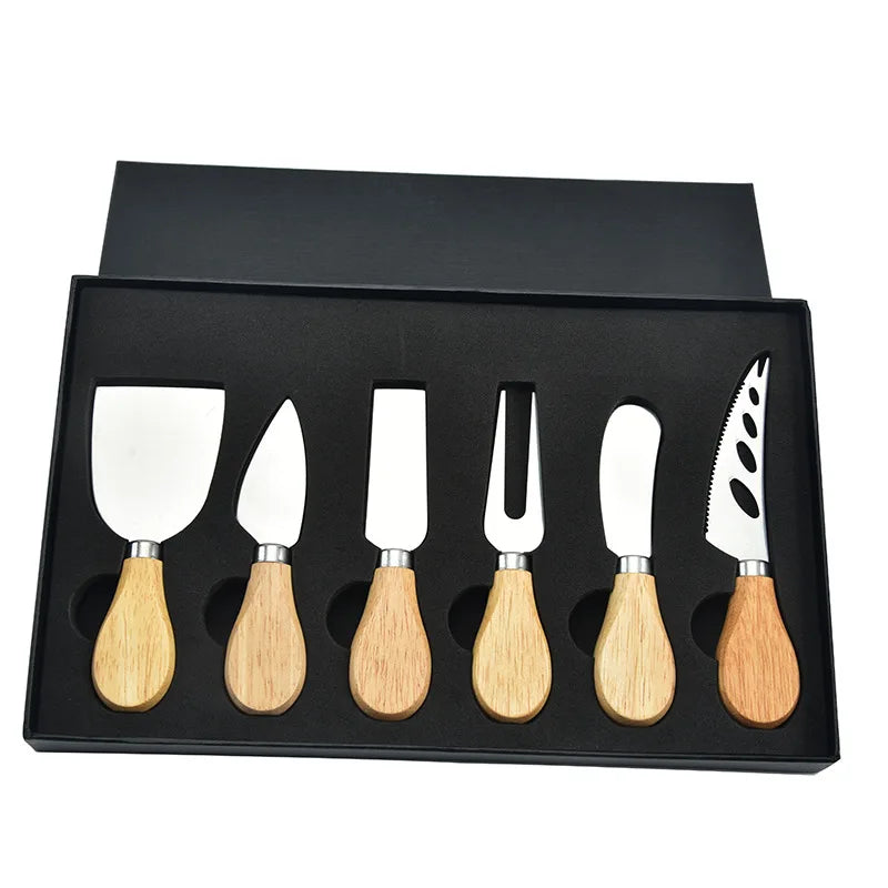 6pcs Edelstahl Käsemesser für Platten und Besteck | Brehn