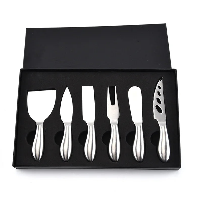 6pcs Edelstahl Käsemesser für Platten und Besteck | Brehn