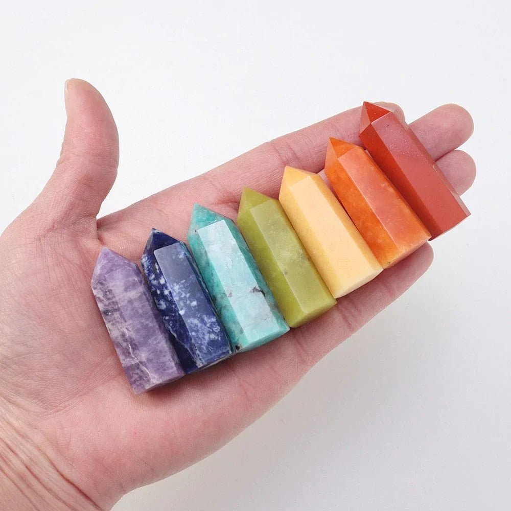 7 Chakra Steine Set Geschenk | Brehn