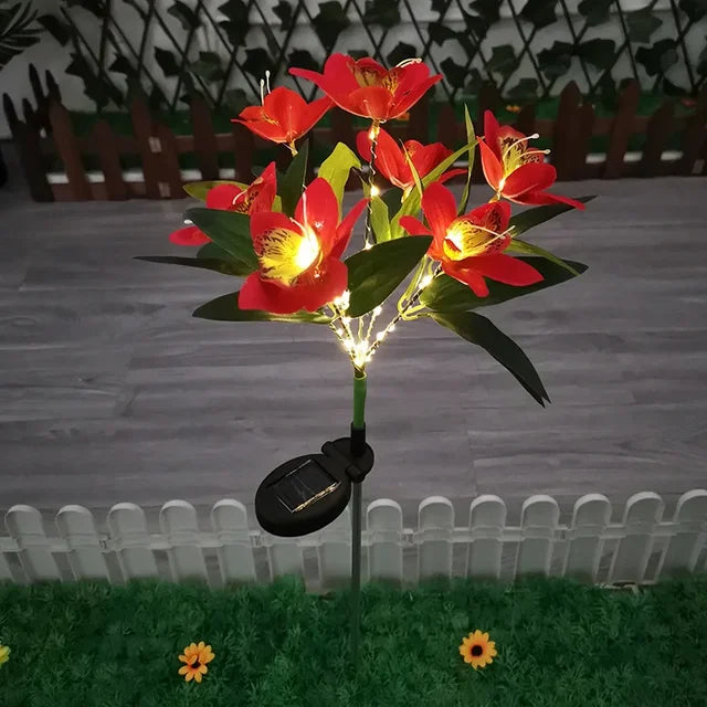 Brehn | Moderne Outdoor-Solarbeleuchtung mit 7 Blumen