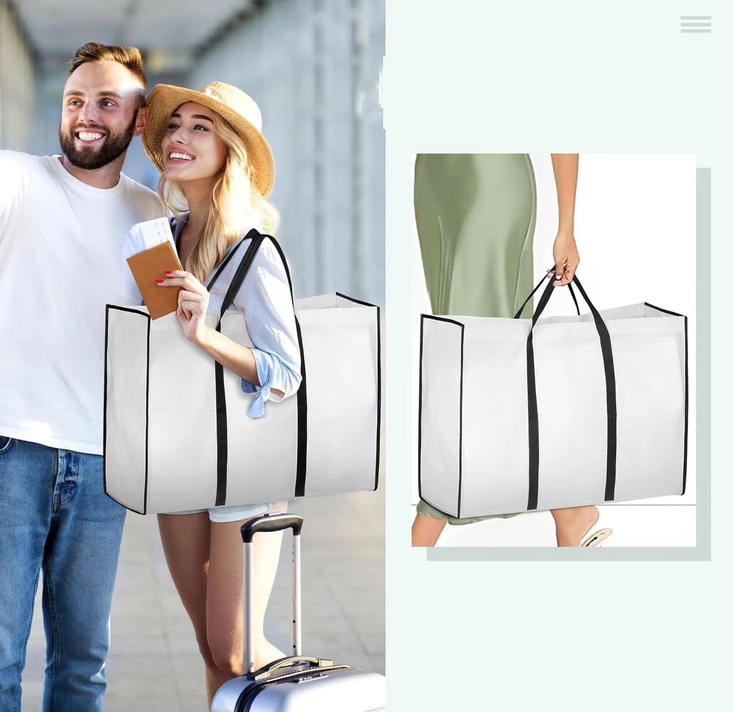 Brehn | Langes Hochzeitskleid Aufbewahrungsset – Staubdichtes Hochzeitskleid Tasche (1+1 GRATIS)