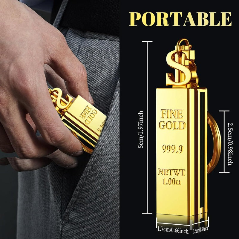 Brehn | Goldbar permanentes Feuerzeug