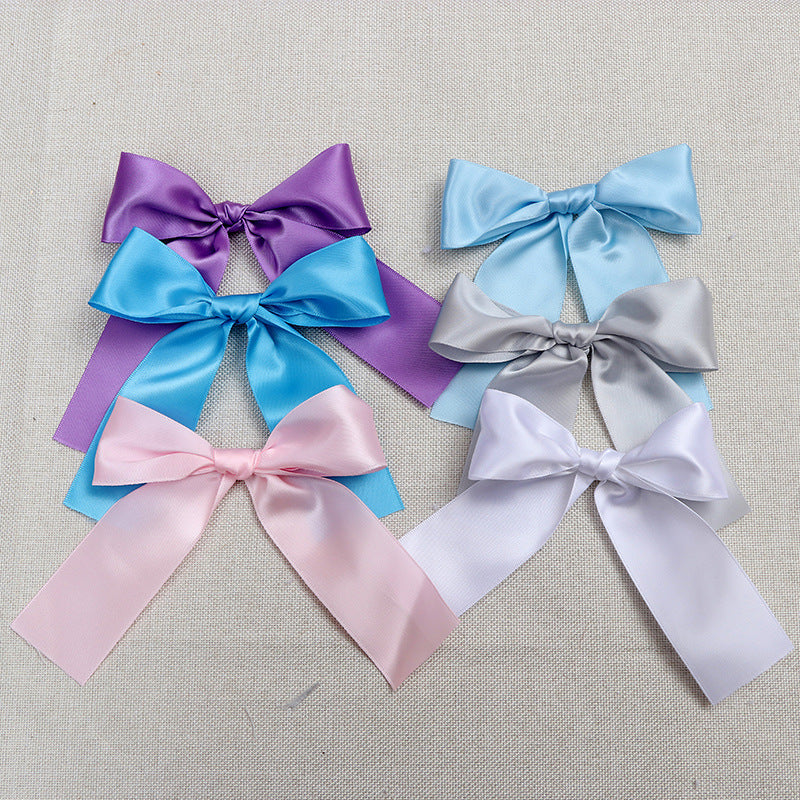 Elegante Satin-Haar-Schleife