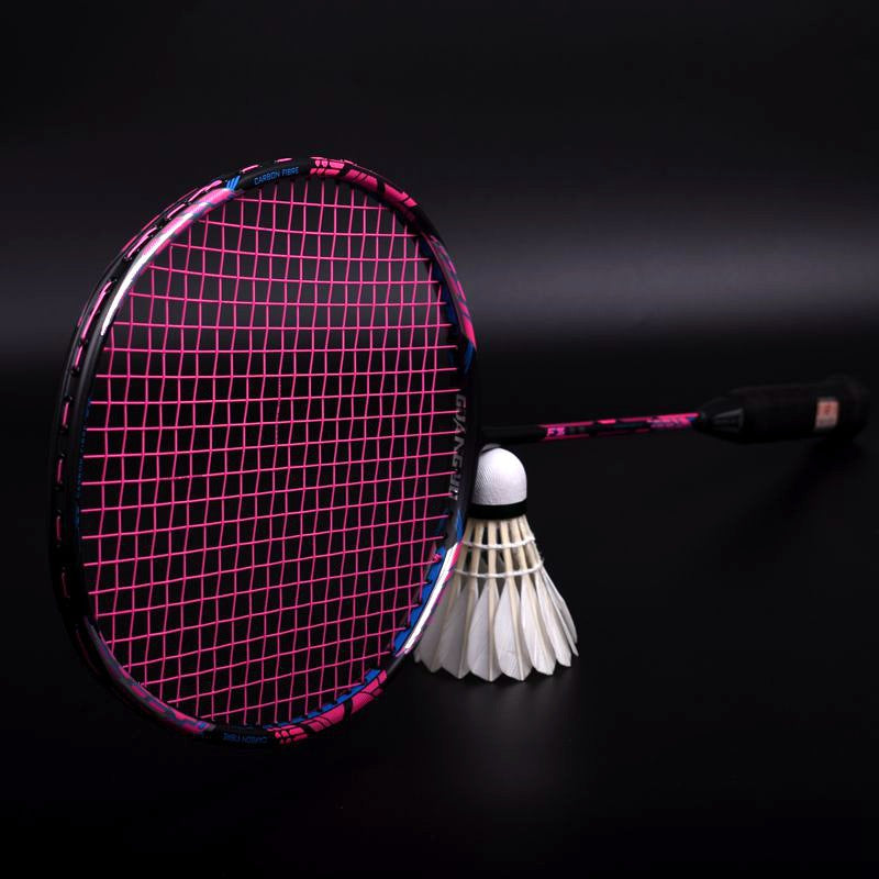 Offensive Badmintonschläger mit sekundärer Verstärkung aus 32 Pfund Kohlefaser