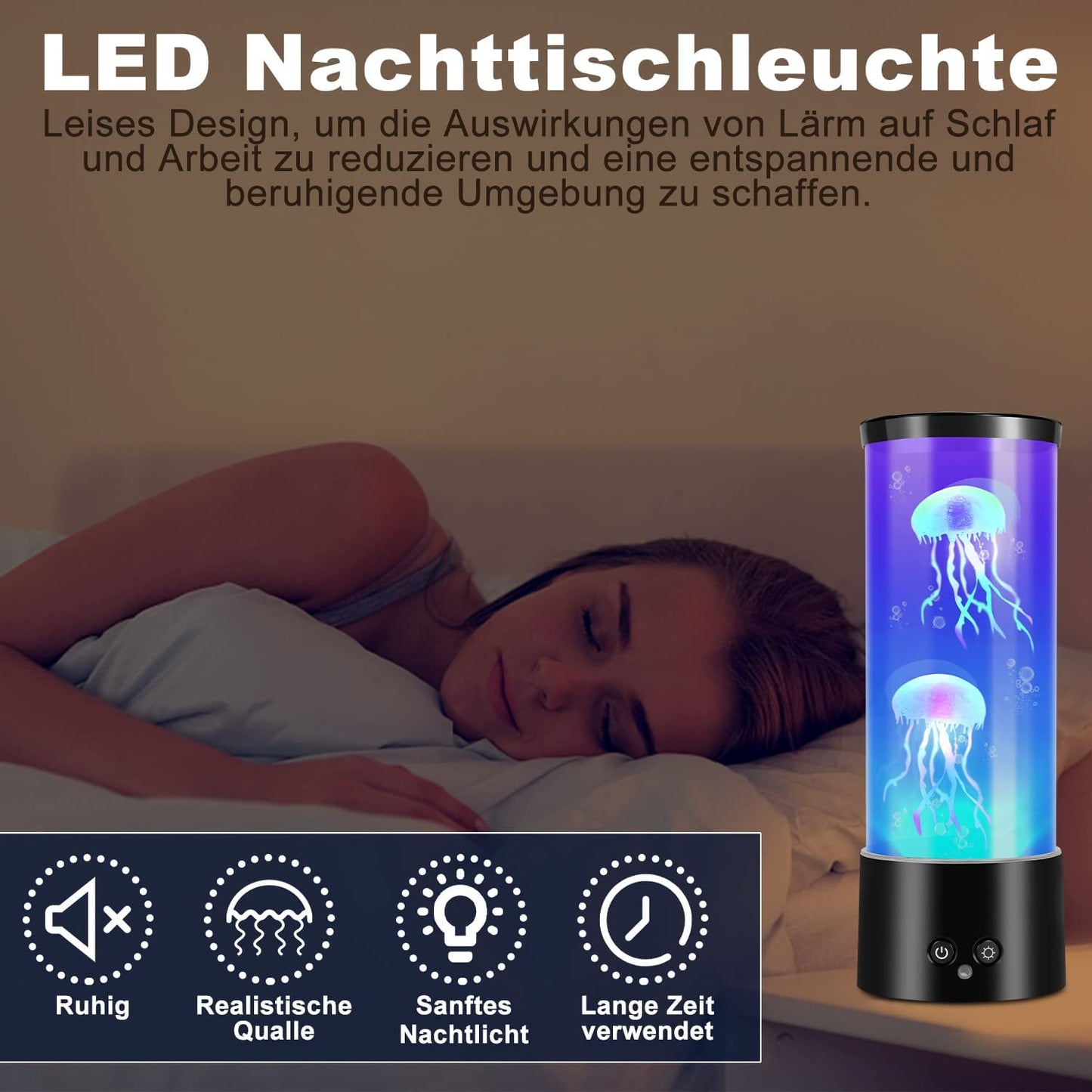 Quallenlampe Jellyfish Lampe RGB mit Fernbedienung | Brehn