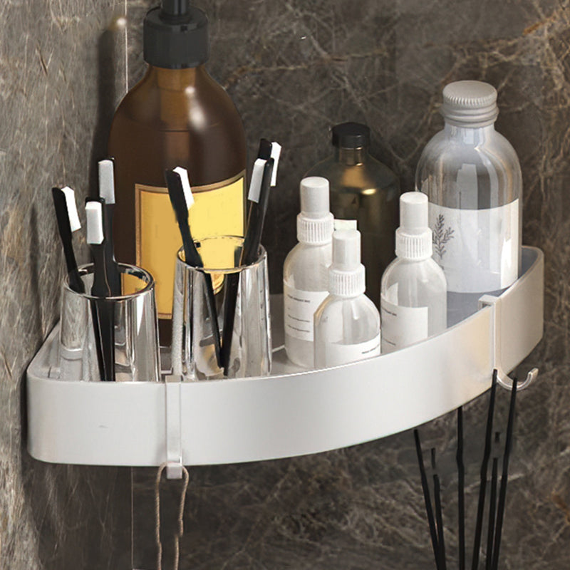Modern 2/3-teiliges Badezimmer-Set Edelstahl Dreieckige Badregal aus Aluminium