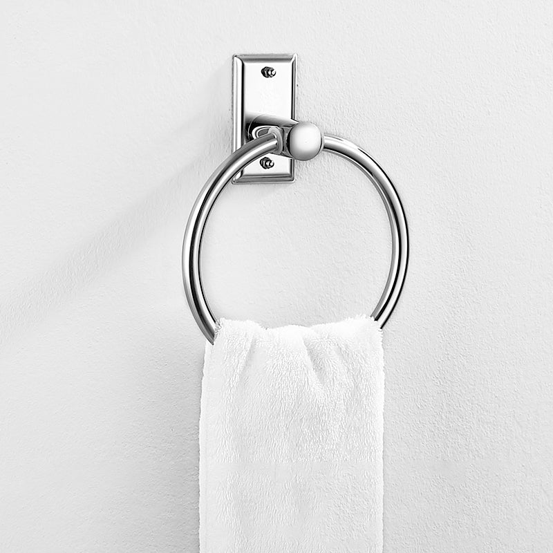 Silber zeitgenössische Badezimmeraccessoires als Einzelstücke oder als Set