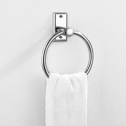 Silber zeitgenössische Badezimmeraccessoires als Einzelstücke oder als Set