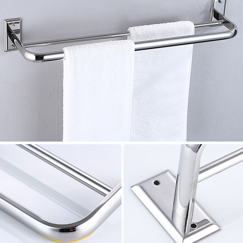 Silber zeitgenössische Badezimmeraccessoires als Einzelstücke oder als Set